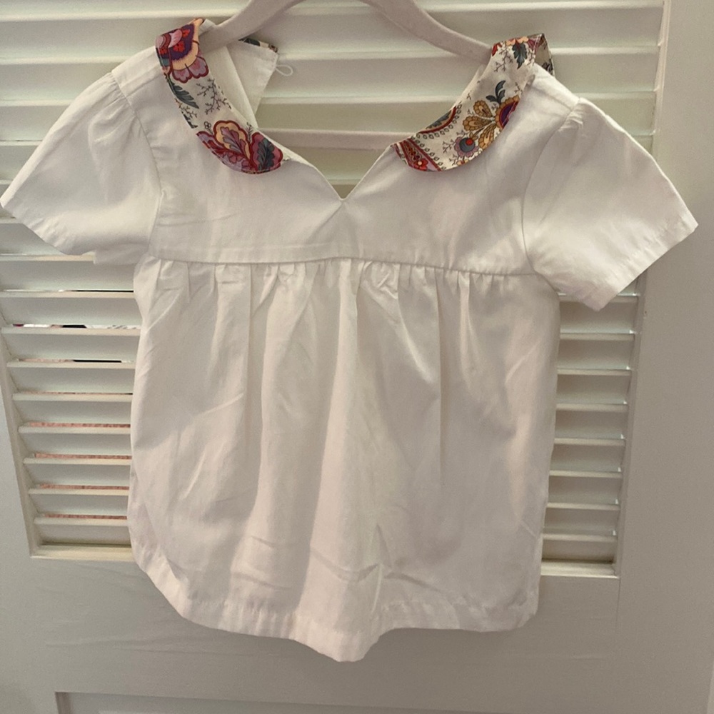 Edgehill Collection collard blouse.